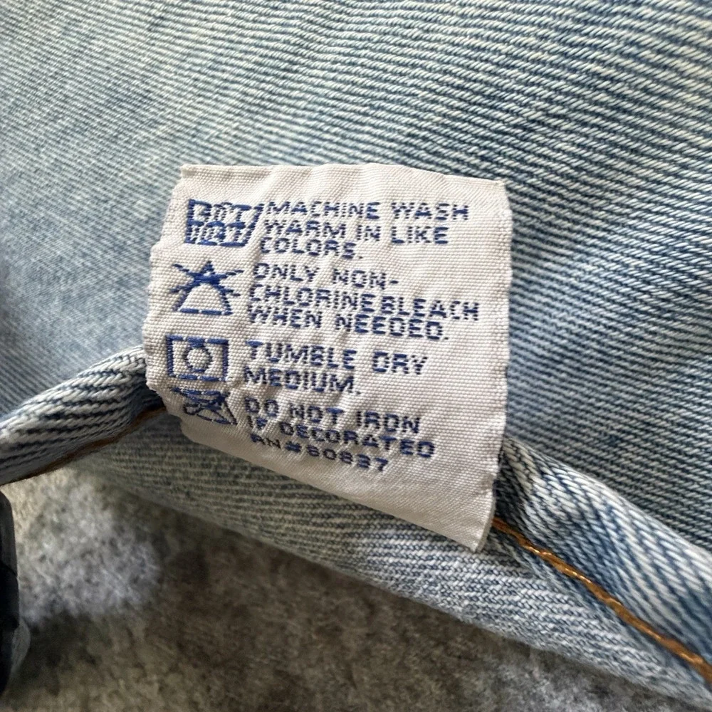 Vintage 90's San Francisco Cable Car Embossed Denim Apron USA Cooking BBQ Chef
